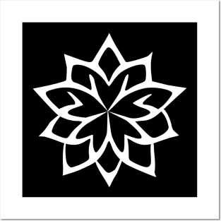 Lotus flower design Posters and Art